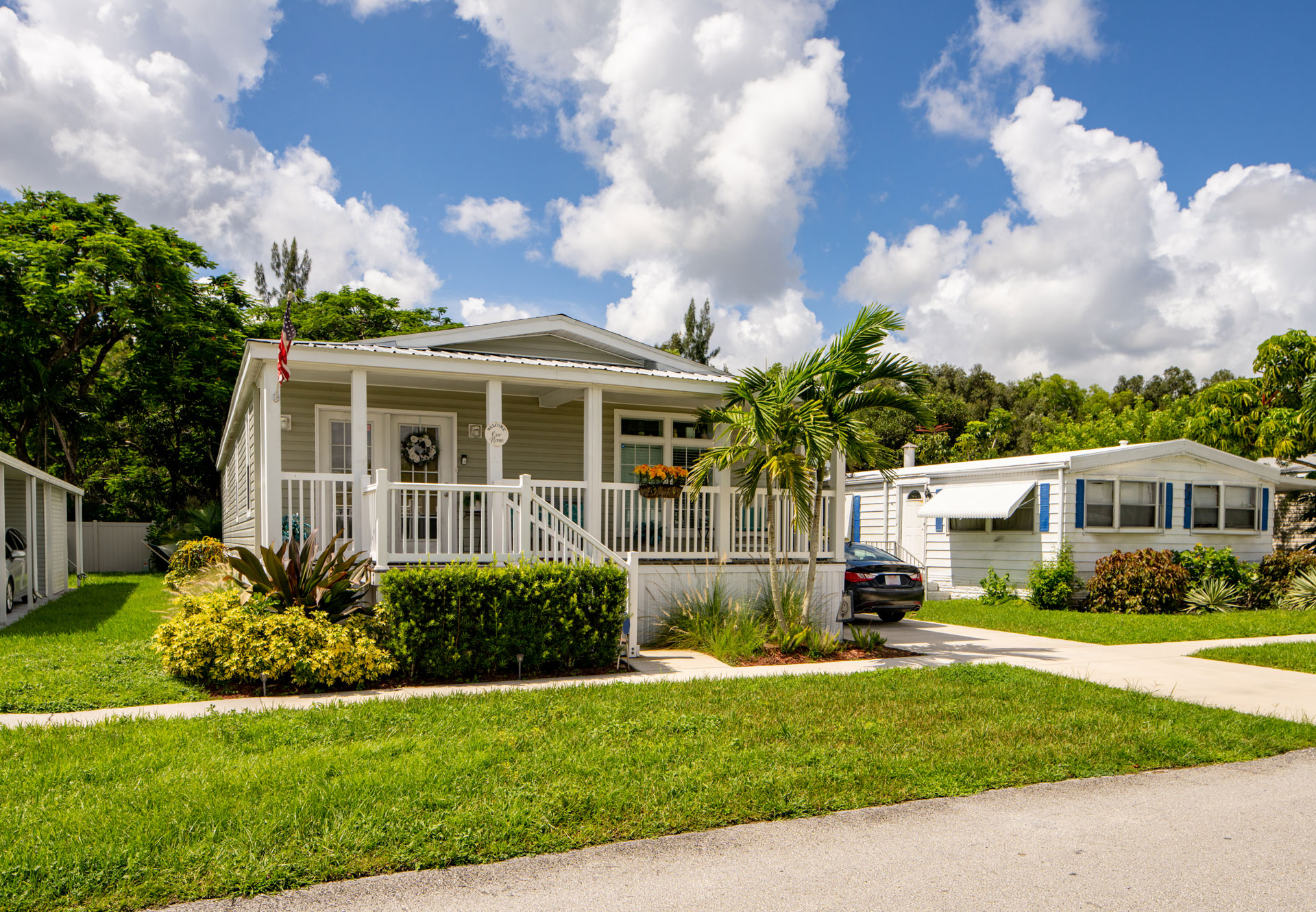 A manufactured home community managed by Breaking Ground