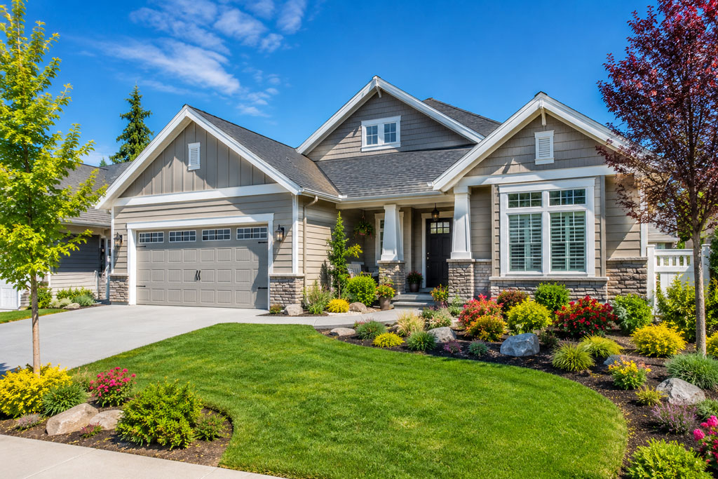 A single-family home managed by Breaking Ground